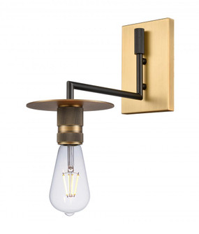 Aurora - 1 Light - 6 inch - Black Brushed Brass - Sconce (3442|432-1W-BBB-BB-60-LED)