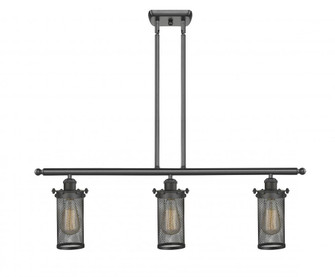 Bleecker - 3 Light - 36 inch - Oil Rubbed Bronze - Stem hung - Island Light (3442|516-3I-OB-CE219-LED)