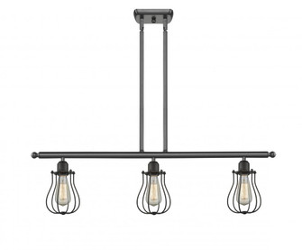 Muselet - 3 Light - 36 inch - Oil Rubbed Bronze - Stem hung - Island Light (3442|516-3I-OB-CE513-LED)