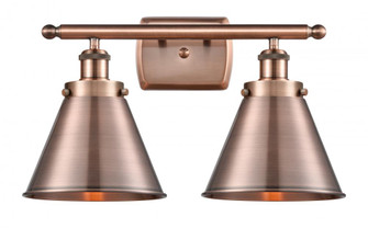 Appalachian - 2 Light - 16 inch - Antique Copper - Bath Vanity Light (3442|916-2W-AC-M13-AC-LED)