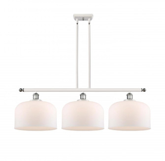 Bell - 3 Light - 36 inch - White Polished Chrome - Stem Hung - Island Light (3442|916-3I-WPC-G71-L)