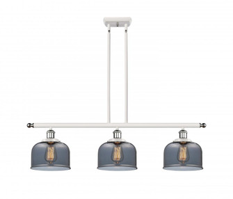 Bell - 3 Light - 36 inch - White Polished Chrome - Stem Hung - Island Light (3442|916-3I-WPC-G73)