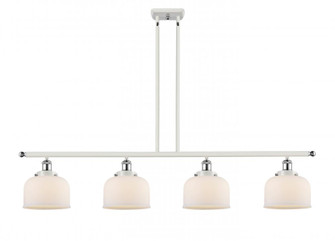 Bell - 4 Light - 48 inch - White Polished Chrome - Stem Hung - Island Light (3442|916-4I-WPC-G71)
