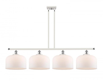 Bell - 4 Light - 48 inch - White Polished Chrome - Stem Hung - Island Light (3442|916-4I-WPC-G71-L-LED)