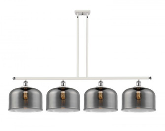 Bell - 4 Light - 48 inch - White Polished Chrome - Stem Hung - Island Light (3442|916-4I-WPC-G73-L-LED)