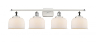 Bell - 4 Light - 38 inch - White Polished Chrome - Bath Vanity Light (3442|916-4W-WPC-G71)