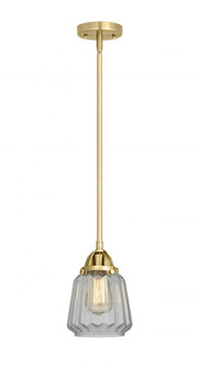 Chatham - 1 Light - 7 inch - Satin Gold - Stem hung - Mini Pendant (3442|288-1S-SG-G142)