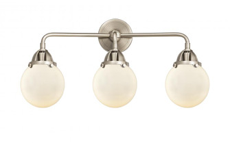 Beacon - 3 Light - 24 inch - Brushed Satin Nickel - Bath Vanity Light (3442|288-3W-SN-G201-6)