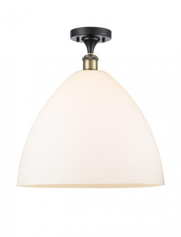 Bristol - 1 Light - 16 inch - Black Antique Brass - Semi-Flush Mount (3442|516-1C-BAB-GBD-161-LED)