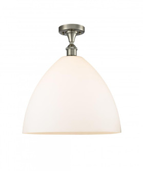 Bristol - 1 Light - 16 inch - Brushed Satin Nickel - Semi-Flush Mount (3442|516-1C-SN-GBD-161)