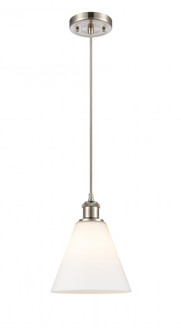 Berkshire - 1 Light - 8 inch - Brushed Satin Nickel - Cord hung - Mini Pendant (3442|516-1P-SN-GBC-81-LED)