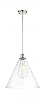 Berkshire - 1 Light - 16 inch - Polished Nickel - Pendant (3442|516-1S-PN-GBC-162-LED)