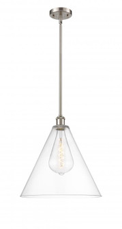 Berkshire - 1 Light - 16 inch - Brushed Satin Nickel - Pendant (3442|516-1S-SN-GBC-162)