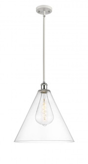 Berkshire - 1 Light - 16 inch - White Polished Chrome - Pendant (3442|516-1S-WPC-GBC-162-LED)