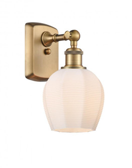 Norfolk - 1 Light - 6 inch - Brushed Brass - Sconce (3442|516-1W-BB-G461-6)