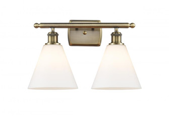 Berkshire - 2 Light - 18 inch - Antique Brass - Bath Vanity Light (3442|516-2W-AB-GBC-81)