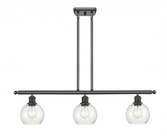 Athens - 3 Light - 36 inch - Oil Rubbed Bronze - Stem hung - Island Light (3442|516-3I-OB-G124-6-LED)