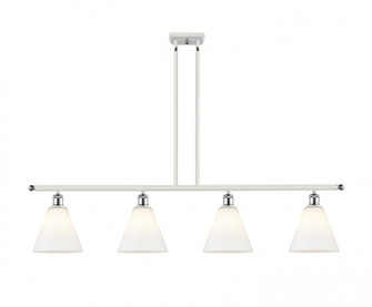 Berkshire - 4 Light - 48 inch - White Polished Chrome - Stem hung - Island Light (3442|516-4I-WPC-GBC-81-LED)