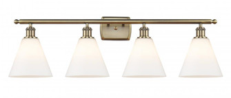 Berkshire - 4 Light - 38 inch - Antique Brass - Bath Vanity Light (3442|516-4W-AB-GBC-81-LED)