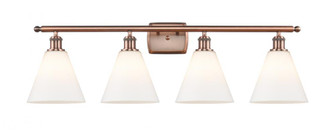 Berkshire - 4 Light - 38 inch - Antique Copper - Bath Vanity Light (3442|516-4W-AC-GBC-81-LED)