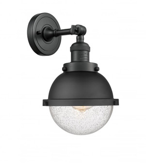 Hampden - 1 Light - 7 inch - Matte Black - Sconce (3442|203-BK-HFS-64-BK)