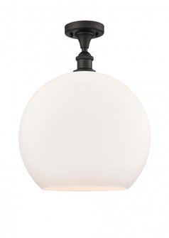 Athens - 1 Light - 14 inch - Oil Rubbed Bronze - Semi-Flush Mount (3442|516-1C-OB-G121-14-LED)