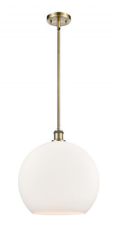 Athens - 1 Light - 14 inch - Antique Brass - Pendant (3442|516-1S-AB-G121-14)