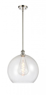 Athens - 1 Light - 14 inch - Polished Nickel - Pendant (3442|516-1S-PN-G124-14)