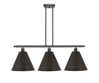 Berkshire - 3 Light - 39 inch - Oil Rubbed Bronze - Stem hung - Island Light (3442|516-3I-OB-MBC-12-OB)