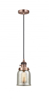 Bell - 1 Light - 5 inch - Antique Copper - Cord hung - Mini Pendant (3442|201CSW-AC-G58)