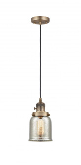 Bell - 1 Light - 5 inch - Brushed Brass - Cord hung - Mini Pendant (3442|201CSW-BB-G58-LED)