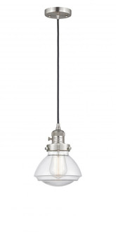 Olean - 1 Light - 7 inch - Brushed Satin Nickel - Cord hung - Mini Pendant (3442|201CSW-SN-G322)