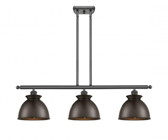 Adirondack - 3 Light - 36 inch - Oil Rubbed Bronze - Stem hung - Island Light (3442|516-3I-OB-M14-OB)