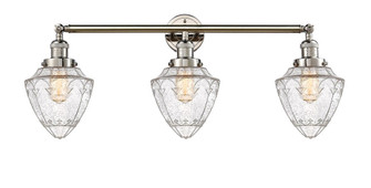 Bullet - 3 Light - 34 inch - Polished Nickel - Bath Vanity Light (3442|205-PN-G664-7-LED)