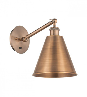 Berkshire - 1 Light - 8 inch - Antique Copper - Adjustable Sconce (3442|317-1W-AC-MBC-8-AC-LED)