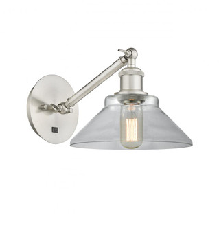 Orwell - 1 Light - 8 inch - Brushed Satin Nickel - Adjustable Sconce (3442|317-1W-SN-G132)