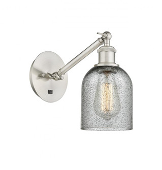 Caledonia - 1 Light - 5 inch - Brushed Satin Nickel - Adjustable Sconce (3442|317-1W-SN-G257-LED)