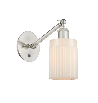 Hadley - 1 Light - 5 inch - Brushed Satin Nickel - Adjustable Sconce (3442|317-1W-SN-G341)