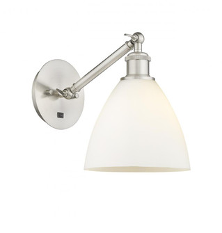 Bristol - 1 Light - 8 inch - Brushed Satin Nickel - Adjustable Sconce (3442|317-1W-SN-GBD-751)