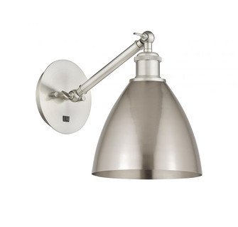 Bristol - 1 Light - 8 inch - Brushed Satin Nickel - Adjustable Sconce (3442|317-1W-SN-MBD-75-SN)