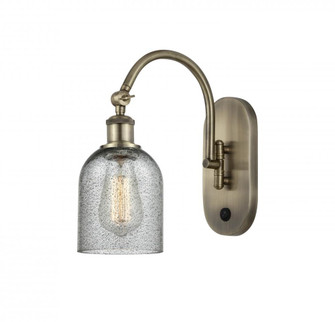 Caledonia - 1 Light - 5 inch - Antique Brass - Adjustable Swing Arm (3442|518-1W-AB-G257-LED)