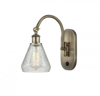 Conesus - 1 Light - 6 inch - Antique Brass - Adjustable Swing Arm (3442|518-1W-AB-G275)