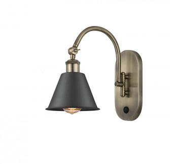 Smithfield - 1 Light - 7 inch - Antique Brass - Adjustable Swing Arm (3442|518-1W-AB-M8-BK)