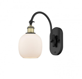 Belfast - 1 Light - 6 inch - Black Antique Brass - Adjustable Swing Arm (3442|518-1W-BAB-G101-LED)