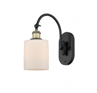 Cobbleskill - 1 Light - 5 inch - Black Antique Brass - Adjustable Swing Arm (3442|518-1W-BAB-G111-LED)