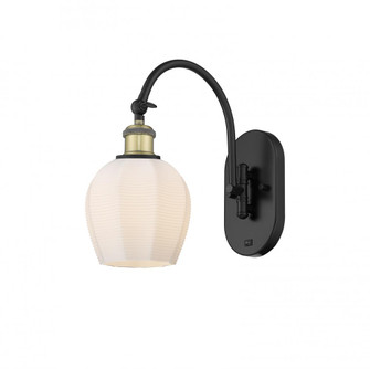 Norfolk - 1 Light - 6 inch - Black Antique Brass - Adjustable Swing Arm (3442|518-1W-BAB-G461-6)