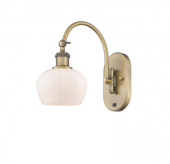 Fenton - 1 Light - 7 inch - Brushed Brass - Adjustable Swing Arm (3442|518-1W-BB-G91-LED)