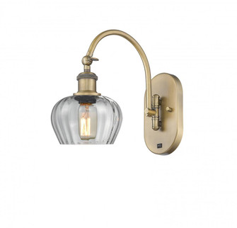 Fenton - 1 Light - 7 inch - Brushed Brass - Adjustable Swing Arm (3442|518-1W-BB-G92-LED)