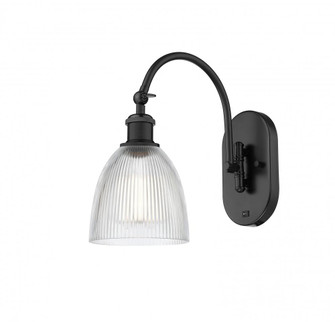 Castile - 1 Light - 6 inch - Matte Black - Adjustable Swing Arm (3442|518-1W-BK-G382)