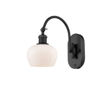 Fenton - 1 Light - 7 inch - Matte Black - Sconce (3442|518-1W-BK-G91)